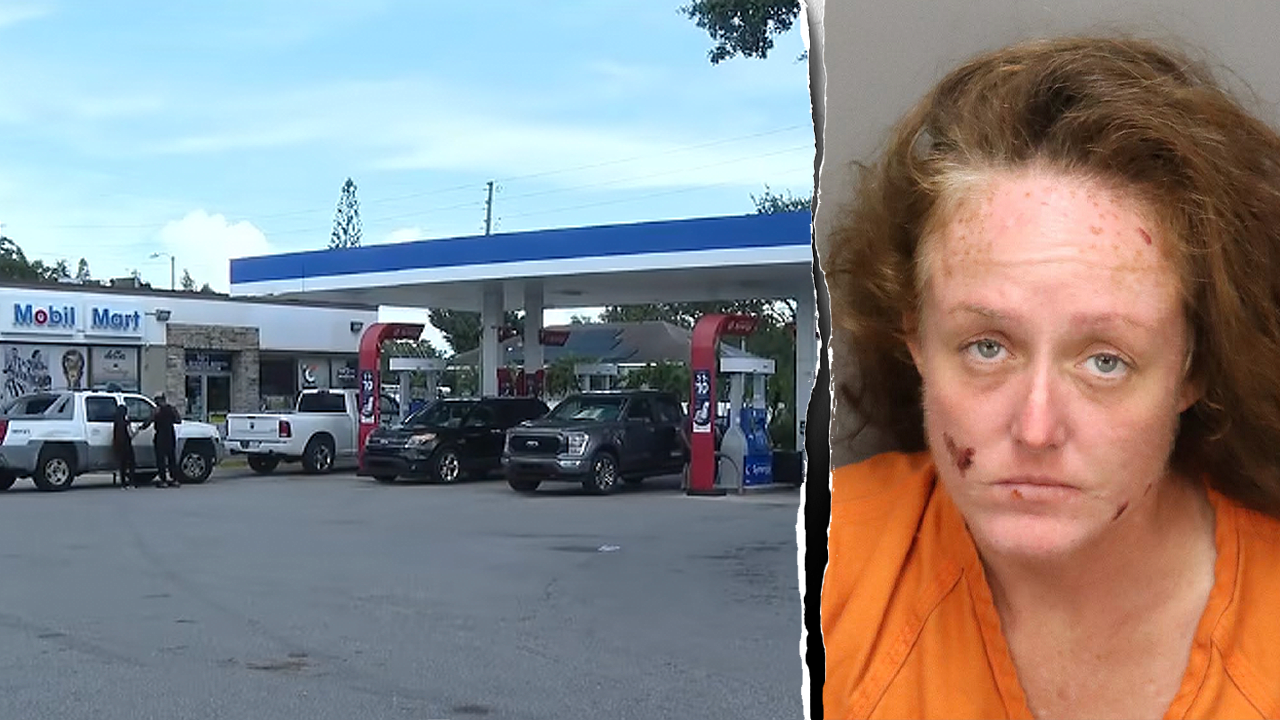 Florida'da bir benzin istasyonunda yabancıyı ateşe vererek korkunç yanıklara yol açan kadın suçlandı