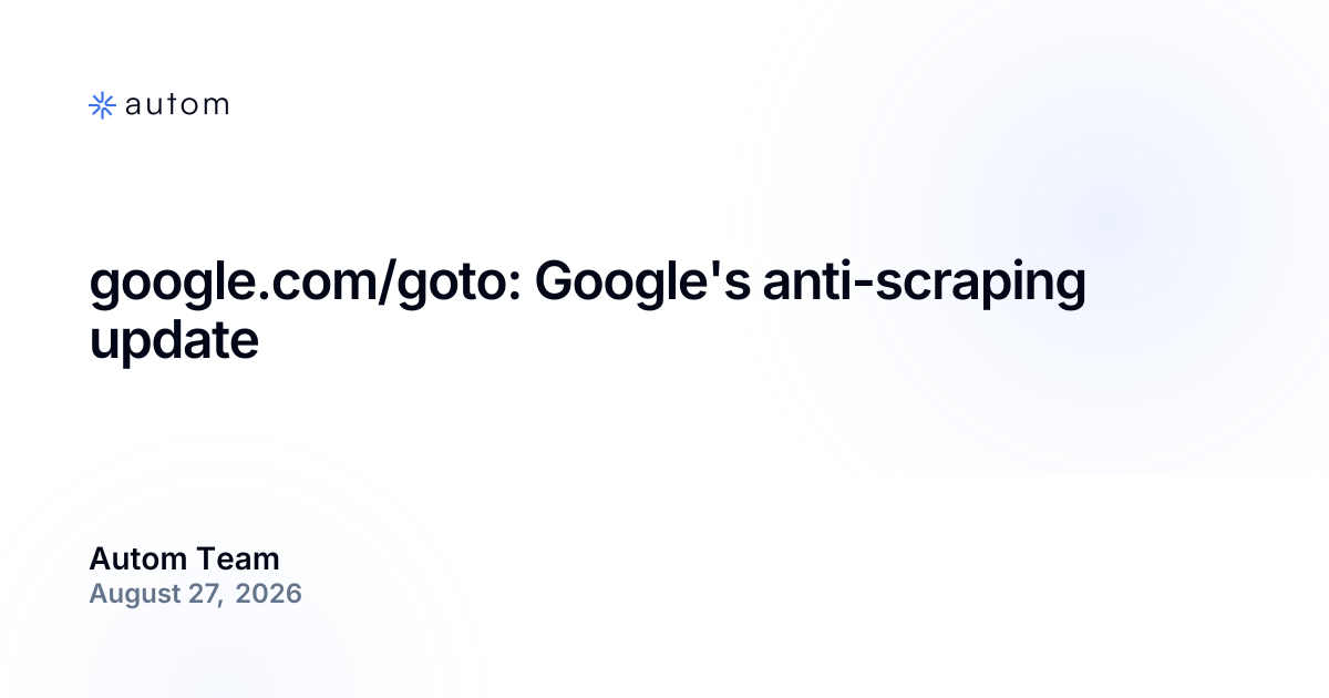 google.com/goto: Google'ın Veri Kazıma Karşıtı Güncellemesi