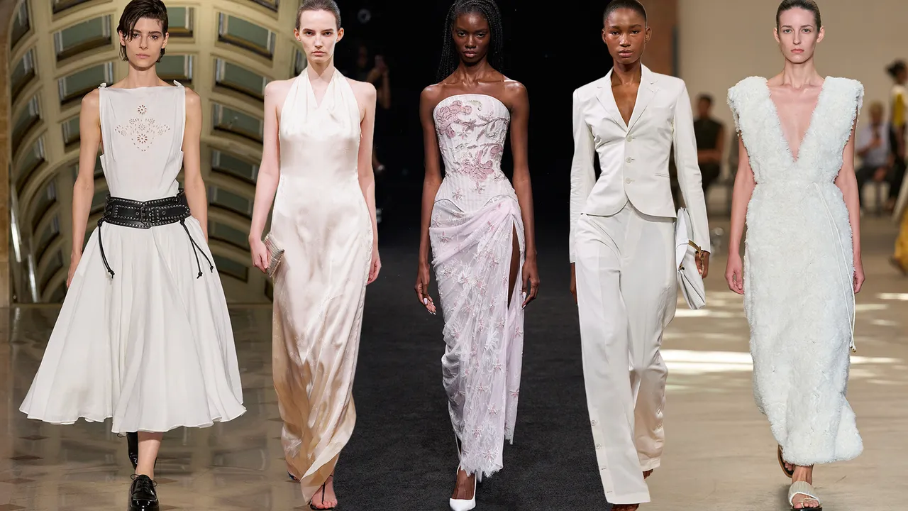 Gelinlere İlham Verecek NYFW İlkbahar 2027 Podyumlarından 65 Düğünlük Görünüm